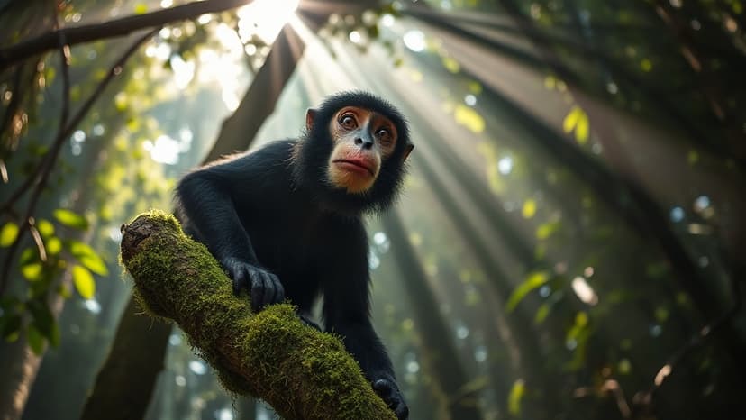 New Primate Species Found in Congo With Striking Pink Lips!