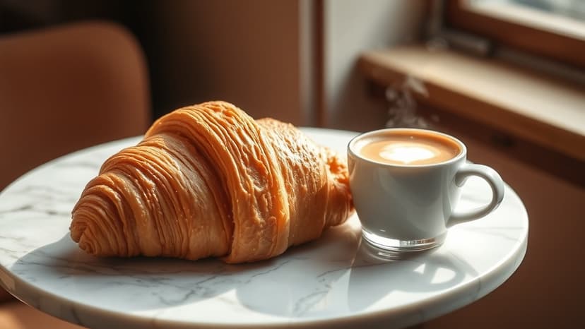 Newlyweds Skip Reception for Coffee and Pastry