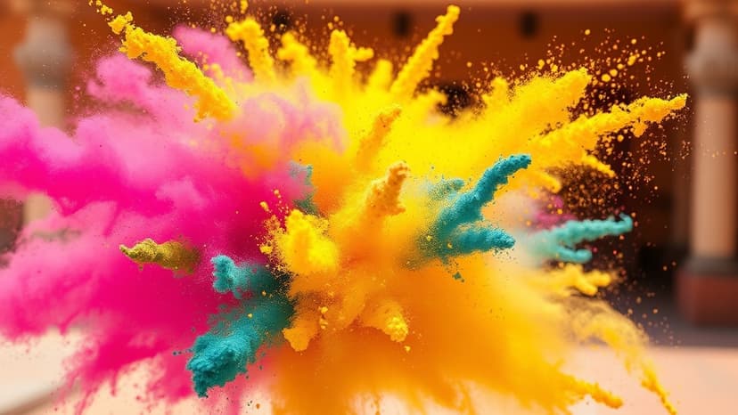 Priyanka & Nick's Colorful Holi Throwback