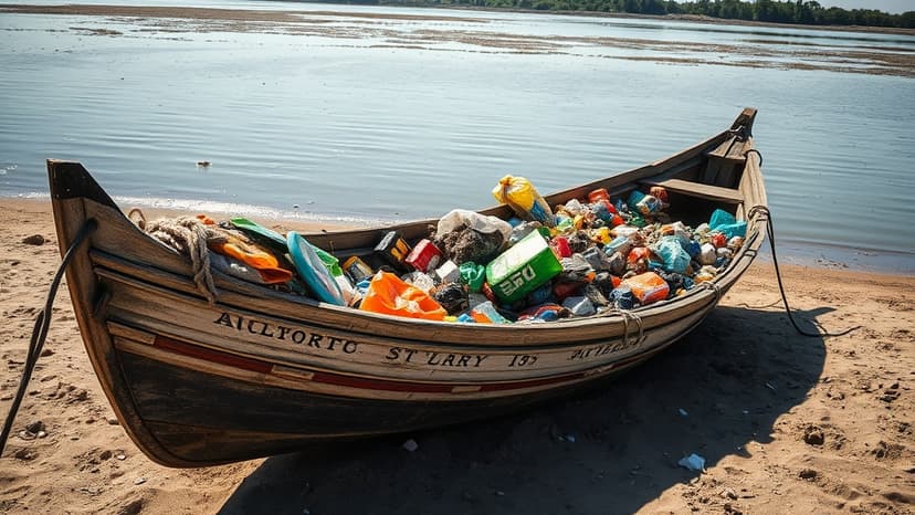 Nile Fishers Swap Nets for Plastic, Finding New Fortunes