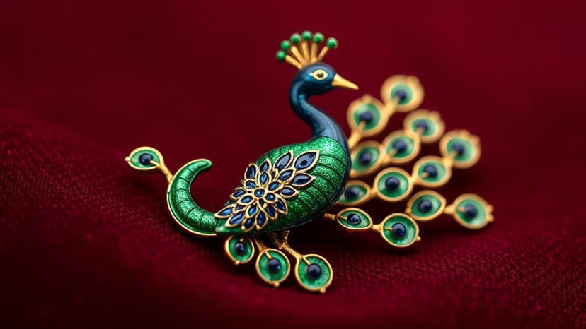 Ambani Gifts Peacock Brooch to Chef Khanna