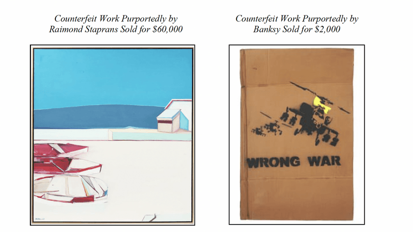 NJ Duo Sold $2M in Fake Masterpieces