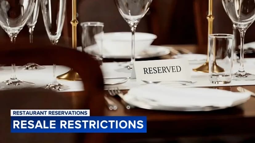 NJ Bill Targets Scalpers of Restaurant Reservations