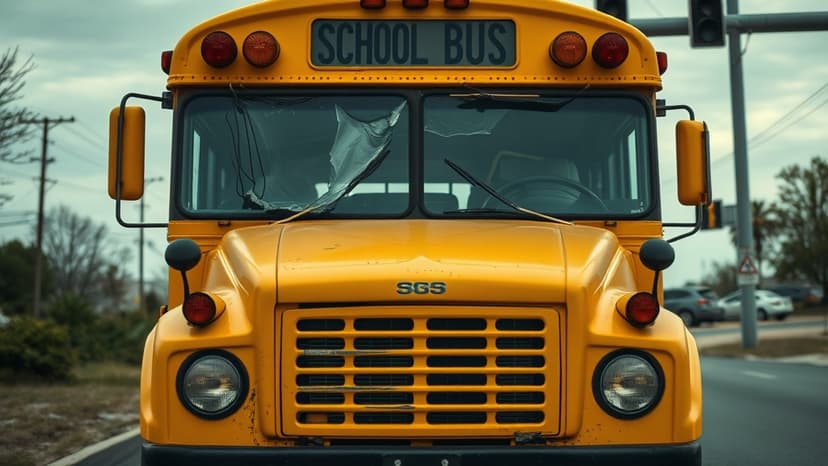 No Injuries in Mercer County School Bus Crash