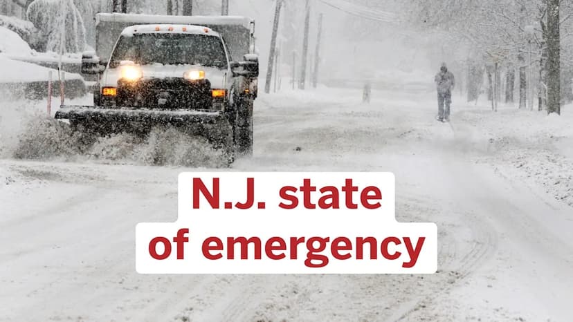 NJ Braces for Blizzard: 20 Inches of Snow Expected