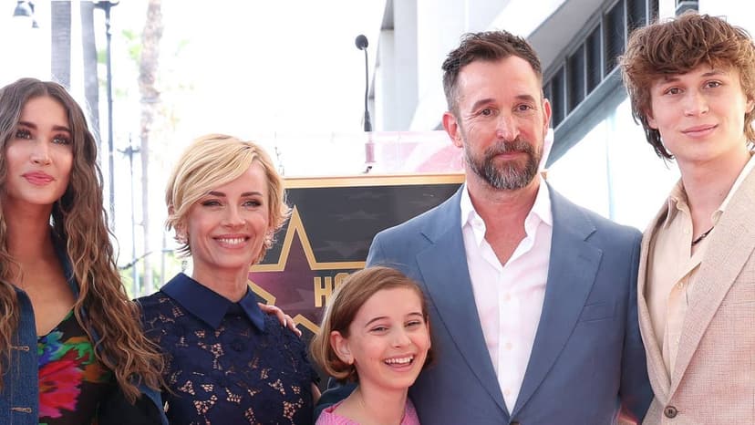 Noah Wyle's Family Joins Him for Star Ceremony