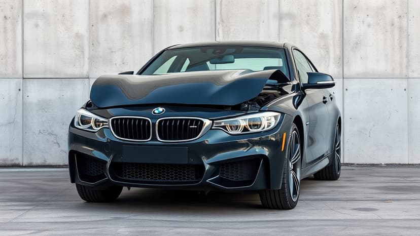 Speeding BMW Kills Cyclist in Noida Fog