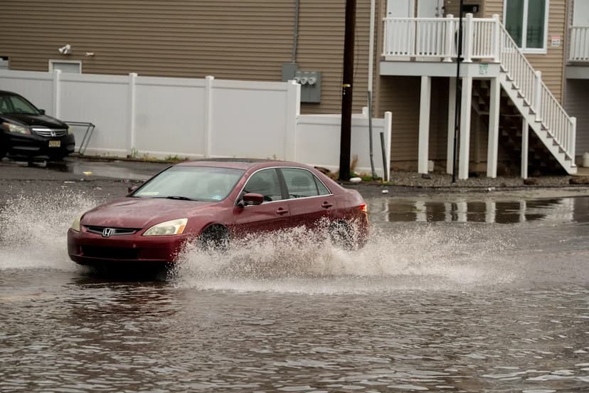 Record Rainfall Soaks North Jersey Communities