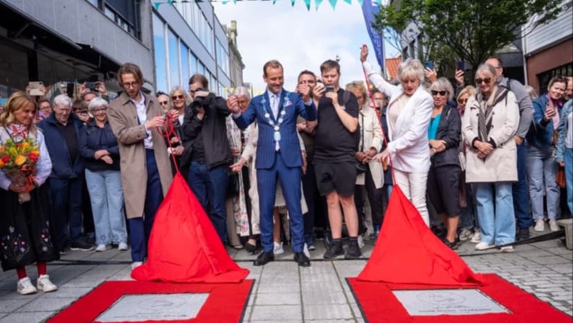 Norwegian Actors Honored on Haugesund Walk of Fame