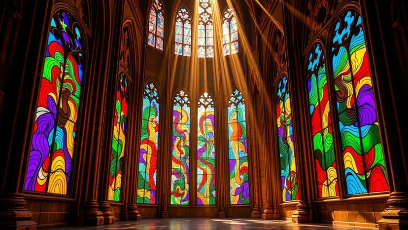 Artist Defends Vibrant Notre Dame Windows Amidst Vandalism Claims