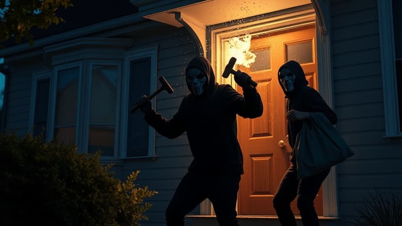 Armed Gang Smashes Into Home for Watches