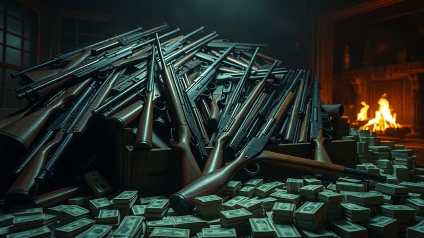 Union Official Arrested: 167 Guns, $120K Cash Found