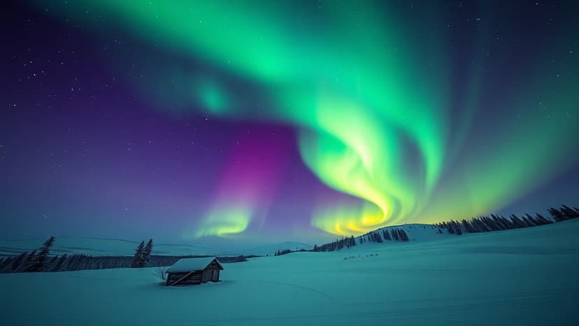 Nupur & Stebin's Magical Northern Lights Kiss