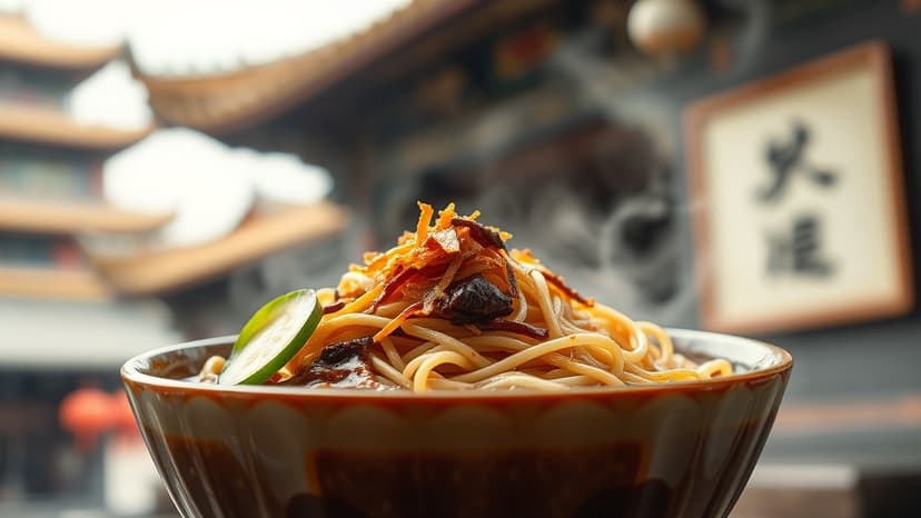 Nvidia CEO's Beijing Food Adventure: Zhajiangmian Delight, Douzhi Surprise!