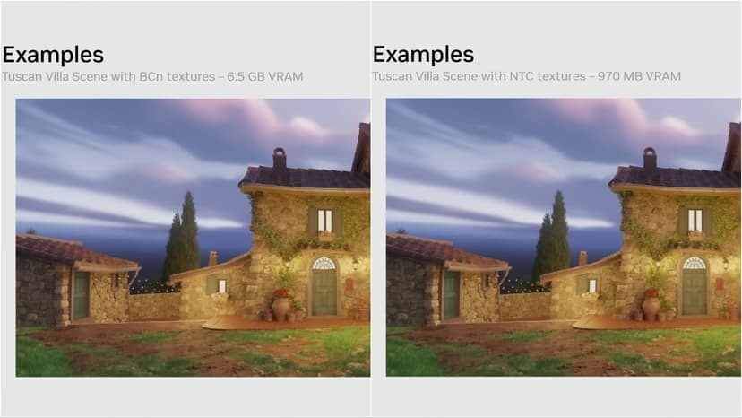 NVIDIA's AI Texture Tech Slashes VRAM by 85%