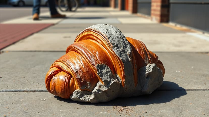 Artist Turns City Rocks into Food