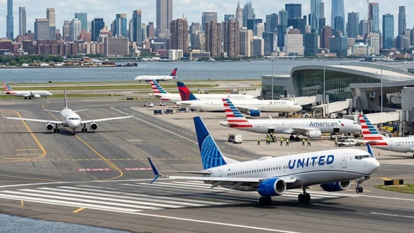 NYC Skies Chaos: Storms Ground Flights, Cans & Delays Mount