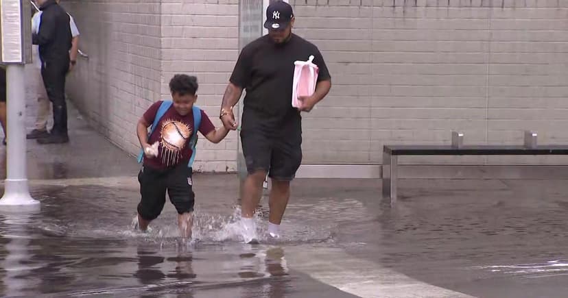 NYC Drenched: Flash Floods Submerge Brooklyn Streets