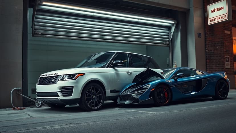 Failed Heist Leaves Million-Dollar Cars Wrecked on NYC Streets