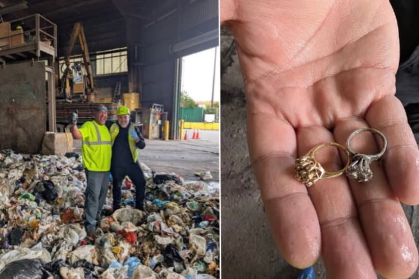 Heirloom Rings Recovered from Mountain of Garbage in NYC