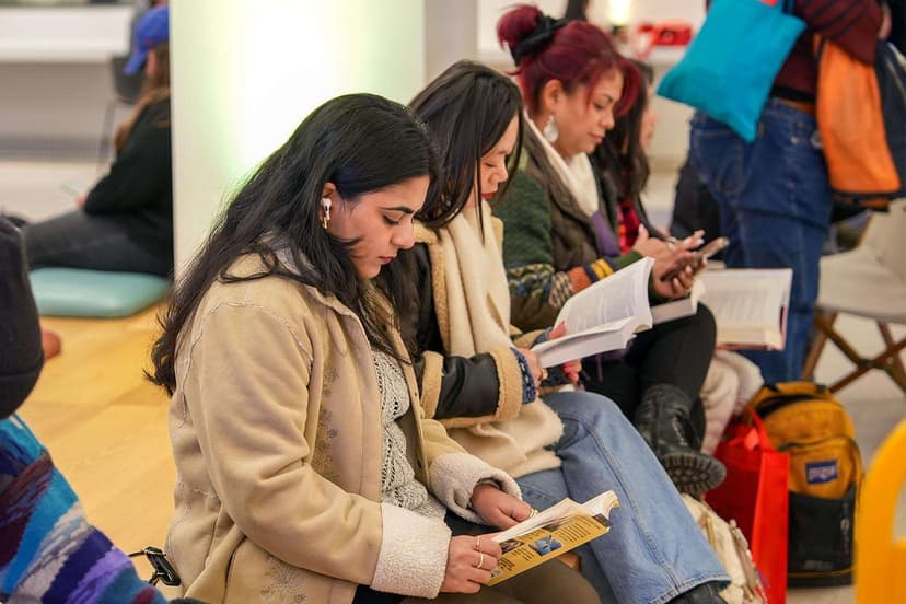 Library Transforms into Reading Party Paradise