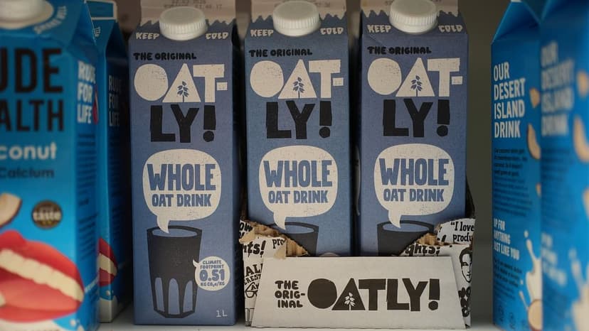 Oat Milk's Health Halo Tarnished by Sugar and Oil