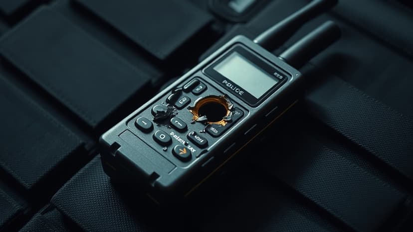 Bulletproof Vest and Radio Save Officer's Life in Shootout