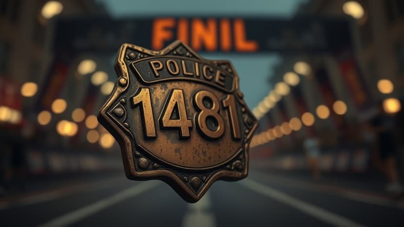 Officer's Marathon Vow: Honoring Late Wife's Cancer Fight