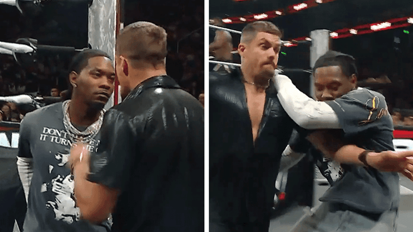 Offset Invades WWE Ring for Shocking Match Finish!
