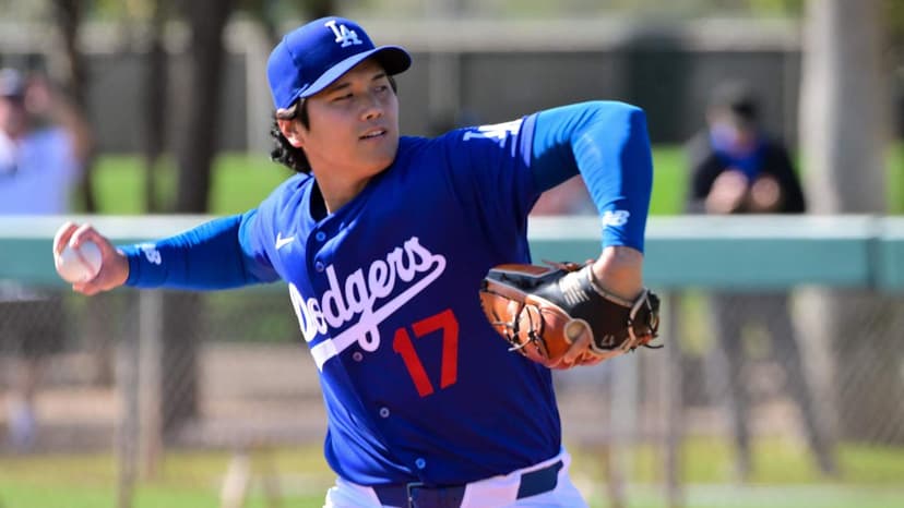 Ohtani trains in Miami, eyes Dodgers three-peat