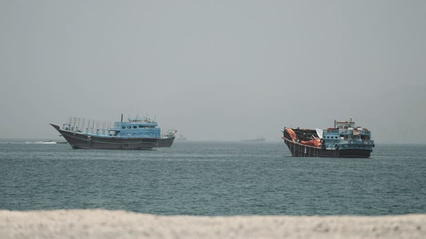 Oil Tanker Explodes After Mine Strike in Hormuz