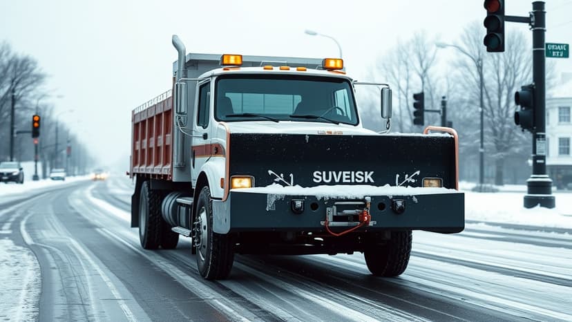 Oklahoma Icy Roads: Freezing Rain Glazes Surfaces