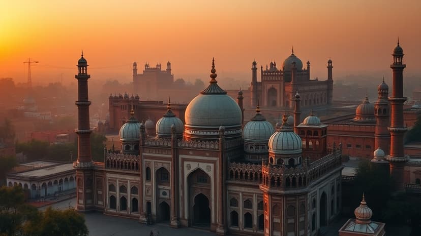 Old Delhi's Viral View: Faiths Unite in One Frame