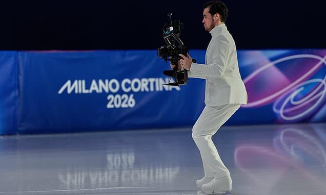 Skating Cam Operator Captures Olympic Emotion