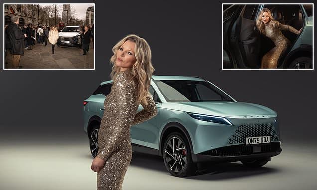 Kate Moss Lookalike Fronts New SUV Launch