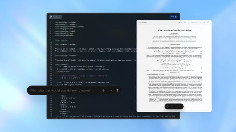 Scientists, meet your new AI writing partner: Prism