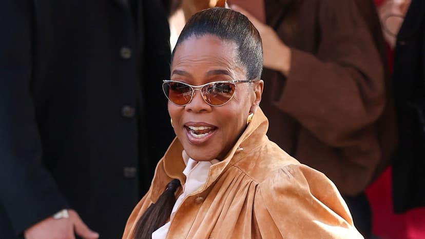 Oprah Stuns in Stylish Crop Top Ensemble