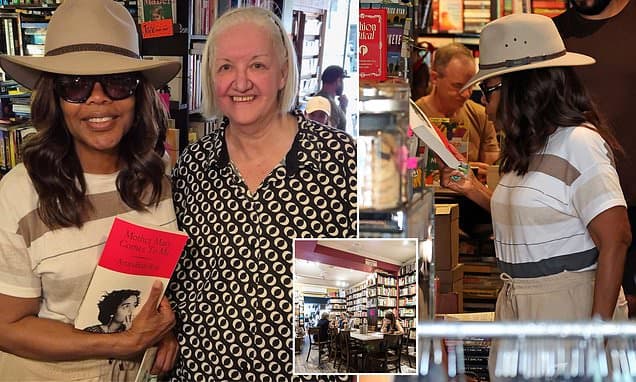 Oprah Stuns Bondi Locals With Bookstore Visit