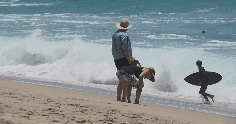 Orange County Coast Pounded by 8-Foot Waves