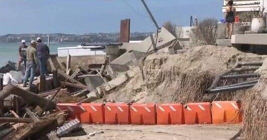 Emergency Declared as Waves Batter Capistrano Beach