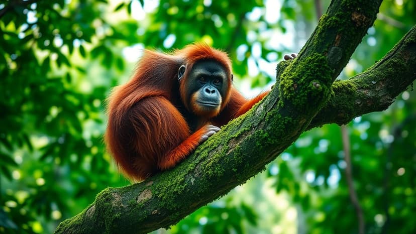 Critically Endangered Orangutan Finds a Mate in Rare Zoo Swap