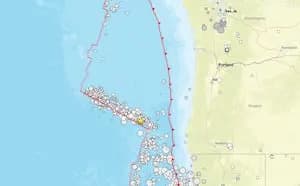 Oregon Coast Shaken by 5.5 Magnitude Quake