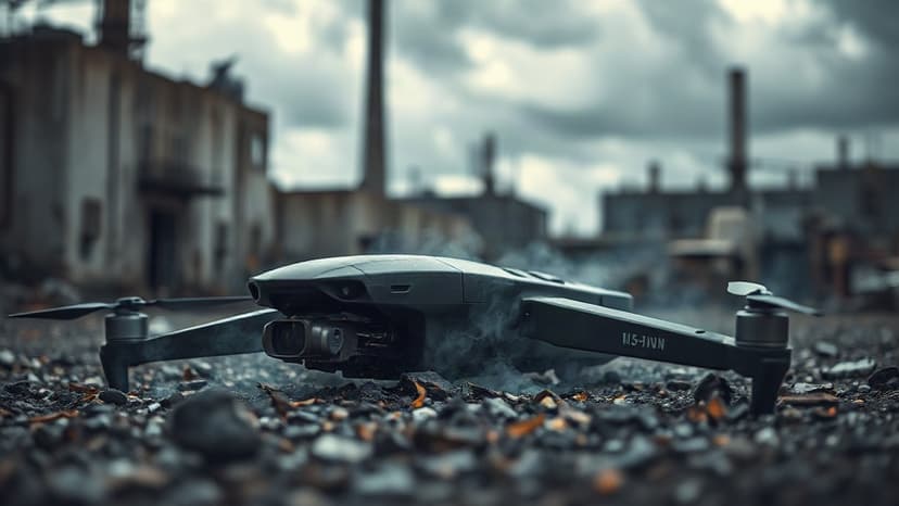 Drones Strike Orenburg, Fire Erupts at Logistics Hub