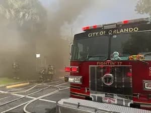 10 Displaced as Fire Rips Through Orlando Apartments