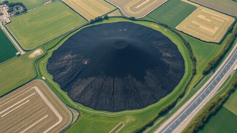 20-Foot High Waste Mountain Sparks Outrage in Oxfordshire