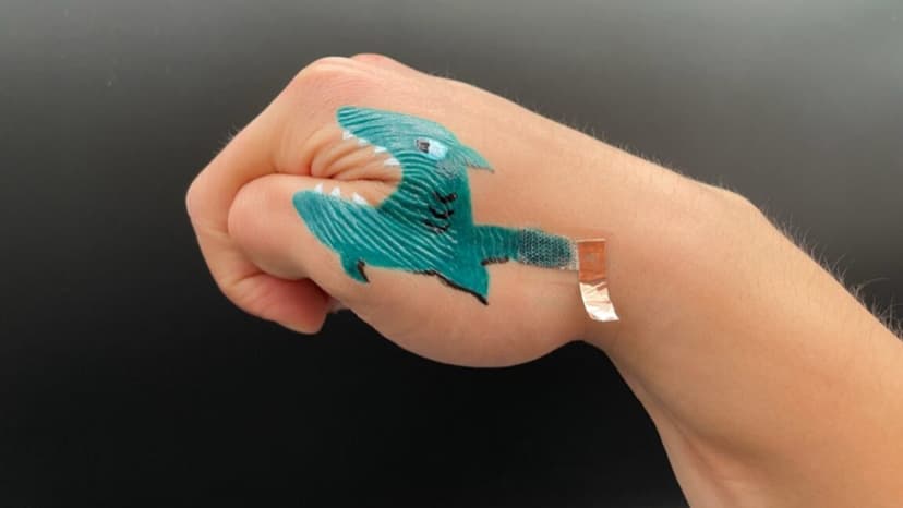 Conductive Ink Turns Skin Art into Health Trackers