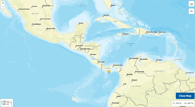 Panama Hit by Massive 7.6 Quake, Tsunami Threat Issued
