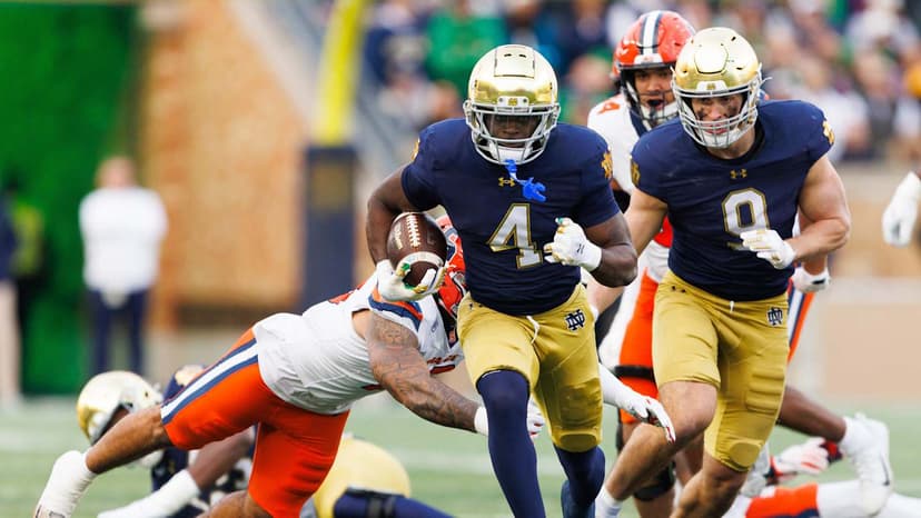 Panthers Trade Up for Notre Dame RB?