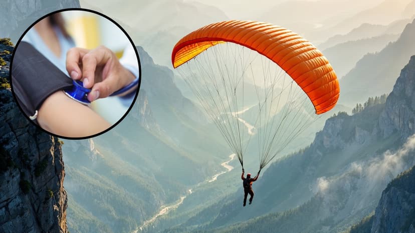Can You Paraglide With High Blood Pressure?