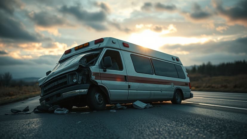 Paramedic Hurt in Ambulance Crash En Route to Hospital